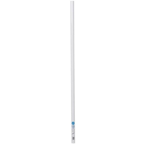 John Sterling John Sterling 48 in. L X 1-1/4 in. D Powder Coated Steel Closet Rod 0018-4WT3 - main